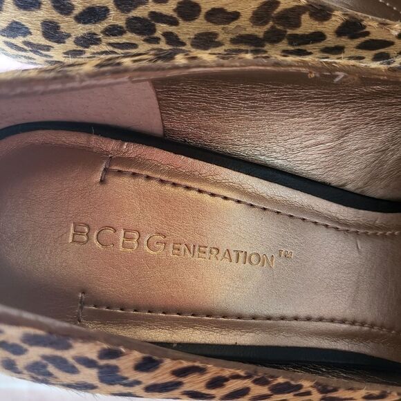 BCBG Generation Dalmation Haircalf Parade Stiletto Heel Pumps Women's size 8M - Picture 9 of 10